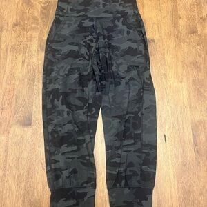 Black Camouflage sweatpants